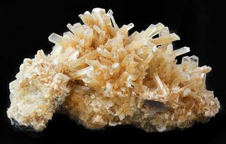 Red-Orange Selenite Crystal Cluster - Mexico #45164