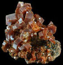 Large, Red Vanadinite Crystal Cluster - Morocco #51301