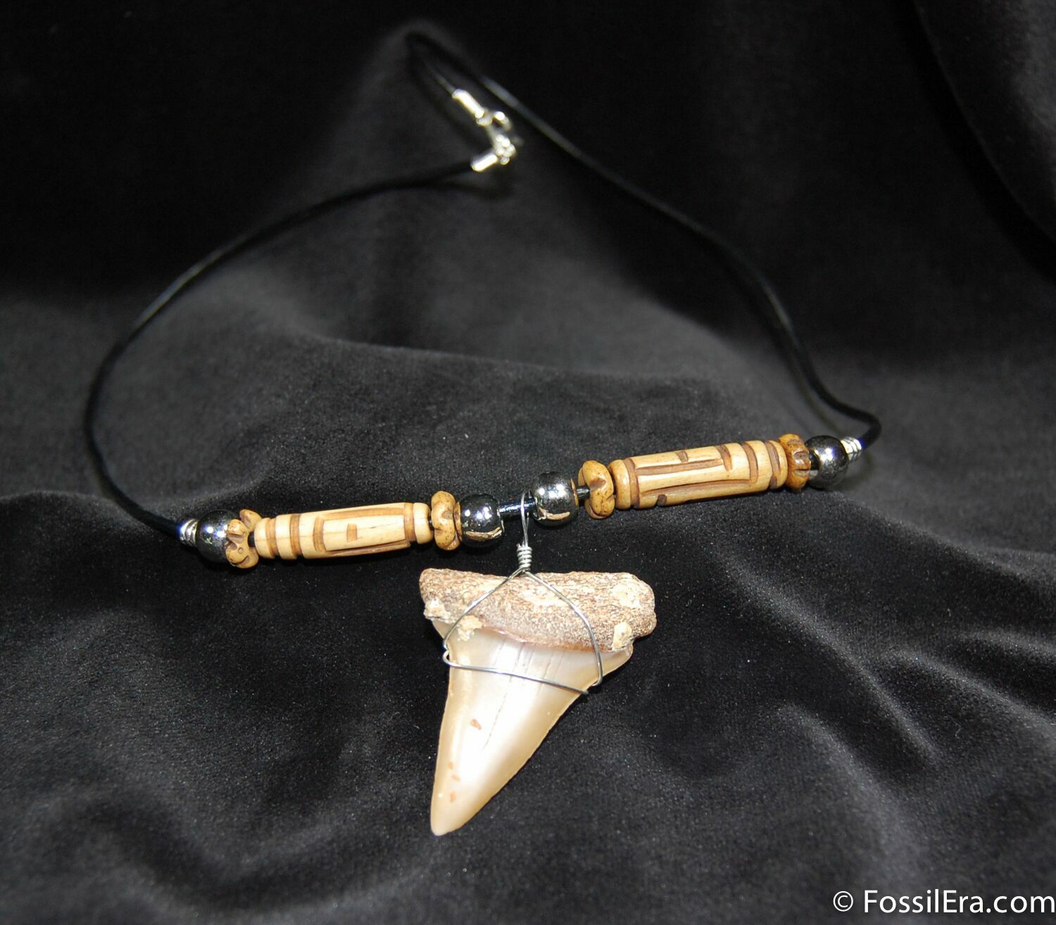 Assorted White Shark Tooth Necklace