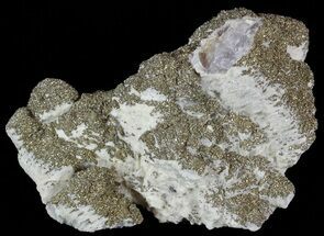 Pyrite, Calcite and Fluorite Association - Fluorescent #51849