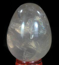Polished Milky Quartz Egg - Madagascar #66031