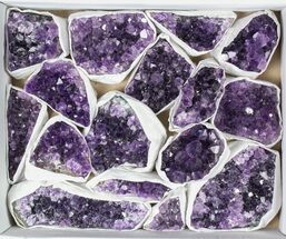 Lot: Uruguay Amethyst Clusters (Grade B) - Pieces #79398