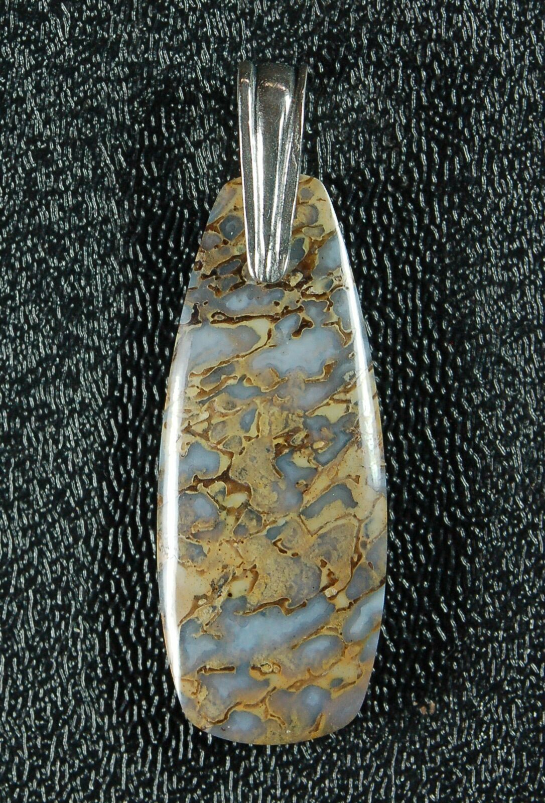 Blue/Green, Agatized Dinosaur Bone (Gembone) Pendant (#84756) For Sale ...