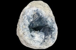 Blue Celestine (Celestite) Crystal Geode - Huge Crystals! #87135
