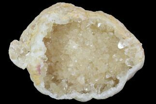 Fluorescent Calcite Geode Section - Morocco #89693