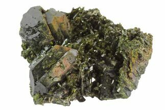 Epidote Crystal Cluster - Pakistan #91992