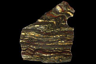 Polished Tiger Iron Slab - ( Billion Years Old) #95906