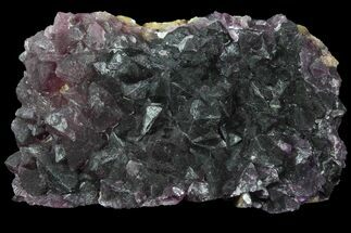 Purple, Octahedral Fluorite Crystal Cluster - China #96052
