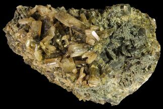 Clinozoisite Crystal Cluster - Peru #87739