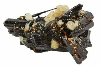Black Tourmaline (Schorl) & Goshenite Association - Namibia #96574