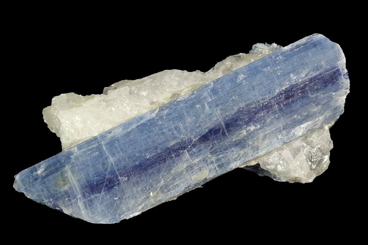 Vibrant Blue Kyanite Crystal Cluster - Brazil #97952