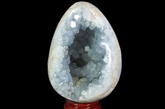 Polished, Crystal Filled Celestine (Celestite) Geode - Madagascar #98828