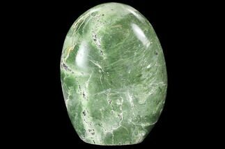 4.8" Polished Green Chrysoprase Freeform - Madagascar - Crystal #99375