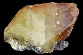 Twinned Calcite Crystal With Sphalerite - Elmwood Mine #103956