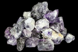 Lot: Rough Purple Fluorite Chunks - lbs - Morocco #104024