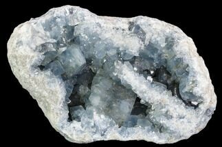 Celestine (Celestite) Geode ( Lbs) - Large Crystals! #106691