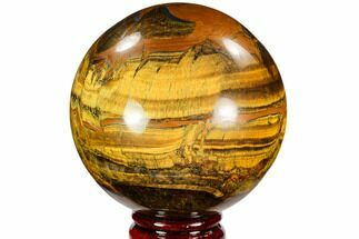 Polished Tiger's Eye Sphere - South Africa #107315
