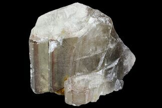 2.5" Tabular, Yellow-Brown Barite Crystal with Red Phantom - Morocco - Crystal #109912