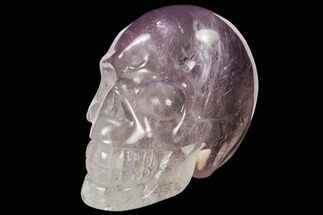 Carved Amethyst Crystal Skull #111716