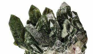 Pristine, Prase Quartz Crystal Cluster - Mongolia #112195