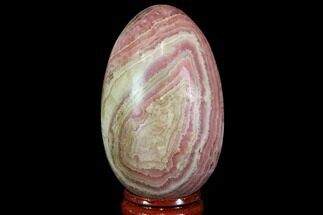 Polished Rhodochrosite Egg - Argentina #113387