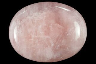 Polished Rose Quartz Pocket Stone - 1.8" Size - Crystal #115448