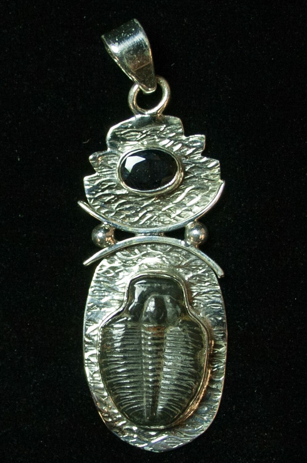 Sterling Silver Elrathia Trilobite Pendant (#8602) For Sale - FossilEra.com