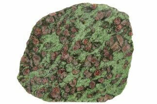 Pyrope, Forsterite, Diopside & Omphacite Slice - Norway #131445