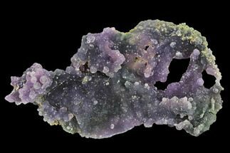 Sparkly, Botryoidal Purple/Green Grape Agate - Indonesia #132999
