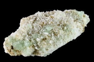 7.5" Fluorite with Manganese Inclusions on Quartz - Arizona - Crystal #133673