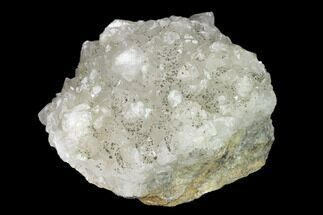 3.8" Quartz Crystal Cluster with Pyrite - Morocco - Crystal #137135