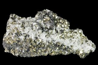 Pyrite, Sphalerite & Quartz Crystal Association - Peru #141821