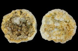 Keokuk Quartz Geode with Calcite & Pyrite Crystals - Missouri #144771