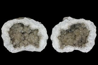 Smoky Keokuk Geode with Calcite & Filiform Pyrite - Missouri #144812