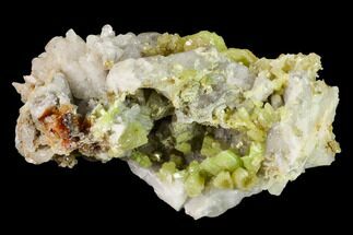 Green Pyromorphite Crystals on Quartz - China #146672