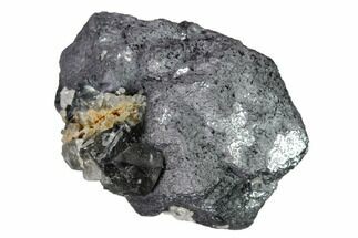 Galena Crystal with Druzy Quartz and Fluorite - England #146239