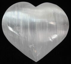 / Polished Selenite Hearts - Clearance Priced #148996