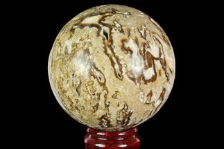 Polished Chocolate Calcite Sphere - Pakistan #149531