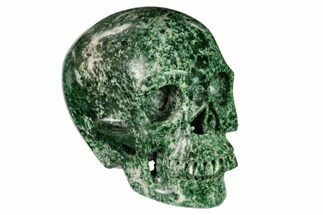 Realistic, Polished Hamine Jasper Skull #150874