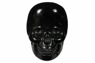 2" Polished Obsidian Skulls - Mexico - Crystal #151381