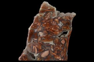 4.4" Polished Wyoming Youngite Slab - Fluorescent - Crystal #152239