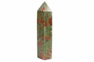 3.9" Tall, Polished Unakite Obelisk - South Africa - Crystal #151880