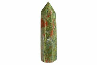 3.55" Tall, Polished Unakite Obelisk - South Africa - Crystal #151854