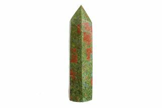 3.65" Tall, Polished Unakite Obelisk - South Africa - Crystal #151855