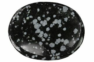 Snowflake Obsidian Worry Stones - Size #155289