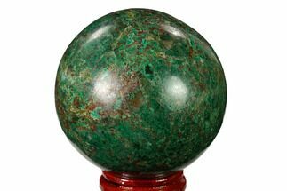 2.2" Polished Malachite Sphere - Peru - Crystal #156458