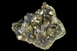 Sphalerite, Pyrite, Chalcopyrite and Quartz Association - Peru #160144