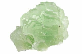 Stepped Green Fluorite Crystal Formation - China #161610