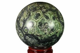 3.95" Polished Kambaba Jasper Sphere - Madagascar - Crystal #159651
