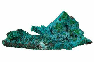 2.35" Chrysocolla and Malachite Pseudomorph - Lupoto Mine, Congo - Crystal #167666